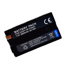 SONY NP-F980D 8800mAh foto bateria / acumulador