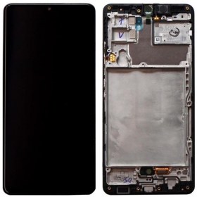 Samsung Galaxy A42 5G ecrã (preto) (com moldura) (original)