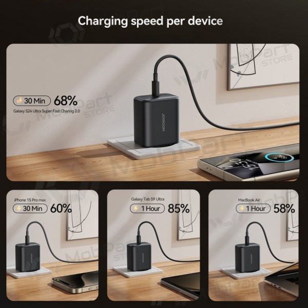 Carregador Joyroom JR-TCG13 45W GaN USB-C preto