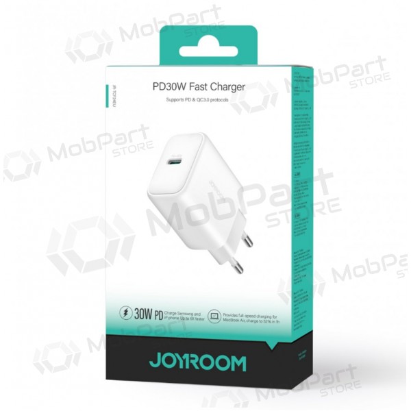 Carregador Joyroom JR-TCF24 USB-C PD30W branco