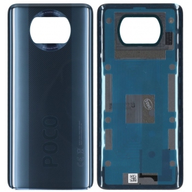 Xiaomi Poco X3 Pro / X3 / X3 NFC tampa traseira da bateria (preto) (original) (service pack)