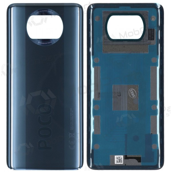 Xiaomi Poco X3 Pro / X3 / X3 NFC tampa traseira da bateria (preto) (original) (service pack) Xiaomi Poco X3 Pro / X3 / X3 NFC tampa traseira da bateria (preto) (original) (service pack)