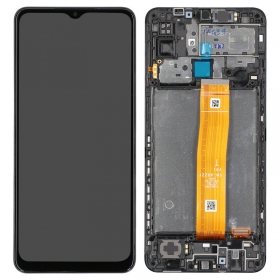 Samsung Galaxy M12 ecrã (preto) (com moldura) (Premium)