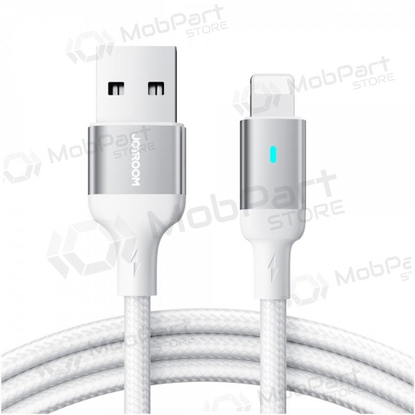 USB cabo Joyroom S-UL012A10 USB to Lightning 2.4A 1.2m branco