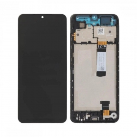Ekranas Xiaomi Redmi A5/Poco C71 su lietimui jautriu stikliuku e rėmeliu Black ORG