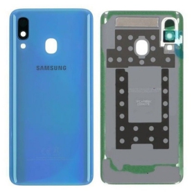 Samsung A405 Galaxy A40 2019 tampa traseira da bateria (azul) (usado grade B, original)