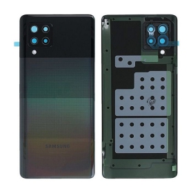 Samsung A426 Galaxy A42 5G 2021 tampa traseira da bateria (Prism Dot Black) (usado grade C, original)