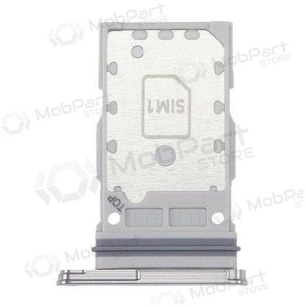Samsung S901 / S906 Galaxy S22 / S22 Plus SIM titular do cartão (Dual) (branco) Samsung S901 / S906 Galaxy S22 / S22 Plus SIM titular do cartão (Dual) (branco)
