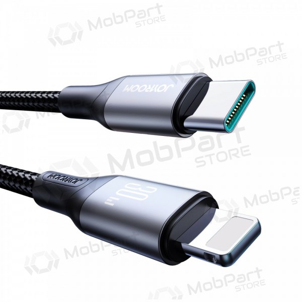 USB cabo Joyroom S-A28 USB-C to Lightning 30W 1.0m preto