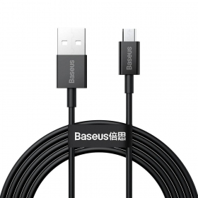 USB cabo Baseus Superior microUSB 2A 2.0m (preto) CAMYS-A01