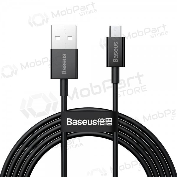 USB cabo Baseus Superior microUSB 2A 2.0m (preto) CAMYS-A01
