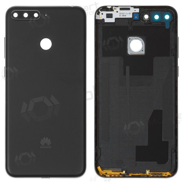 Huawei Y6 Prime 2018 tampa traseira da bateria (preto) (usado grade A, original) Huawei Y6 Prime 2018 tampa traseira da bateria (preto) (usado grade A, original)