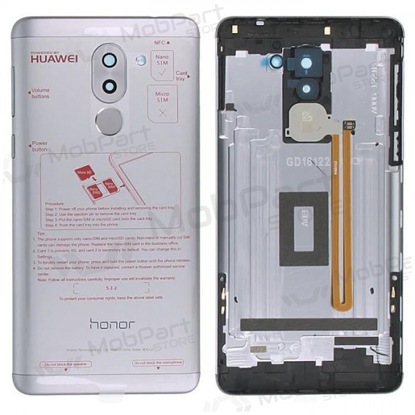 Huawei Honor 6X tampa traseira da bateria (cinza) (usado grade C, original) Huawei Honor 6X tampa traseira da bateria (cinza) (usado grade C, original)