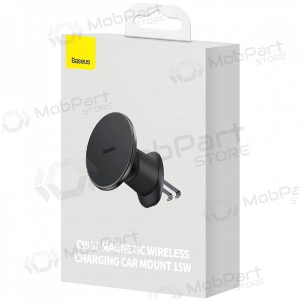 Automobilinis laikiklis-carregador Baseus CW01 MagSafe 15W preto C40141001111-00