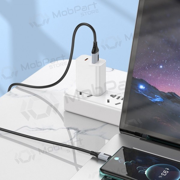 USB cabo Borofone BX101 USB-A to USB-C 1.0m preto