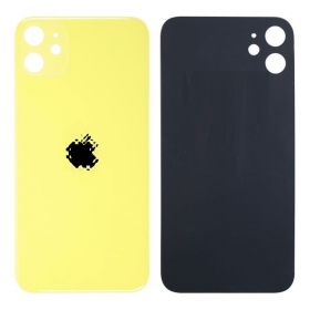 Apple iPhone 11 tampa traseira da bateria (amarelo) (bigger hole for camera)