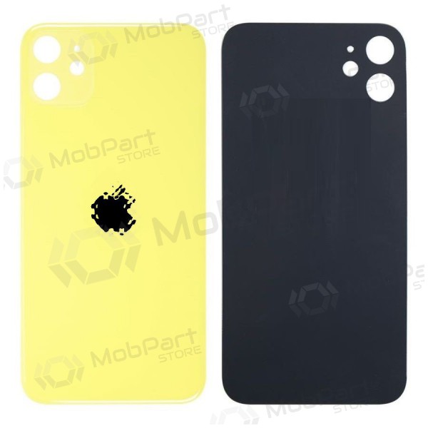 Apple iPhone 11 tampa traseira da bateria (amarelo) (bigger hole for camera) Apple iPhone 11 tampa traseira da bateria (amarelo) (bigger hole for camera)
