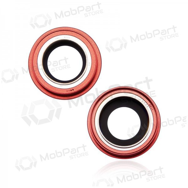 iPhone 14 / 14 Plus lente vidro da câmera (2unidade) (vermelho) (com moldura) iPhone 14 / 14 Plus lente vidro da câmera (2unidade) (vermelho) (com moldura)