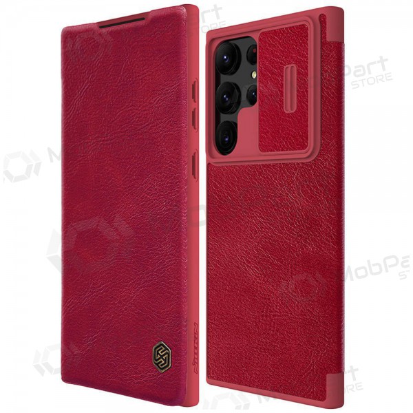 Samsung Galaxy S23 Plus capa „Nillkin Leather“ (vermelho)